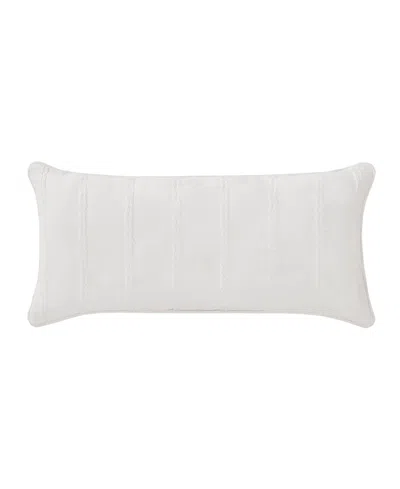 Salt Life Reef Boudoir Decorative Pillow, 14" X 30" In White