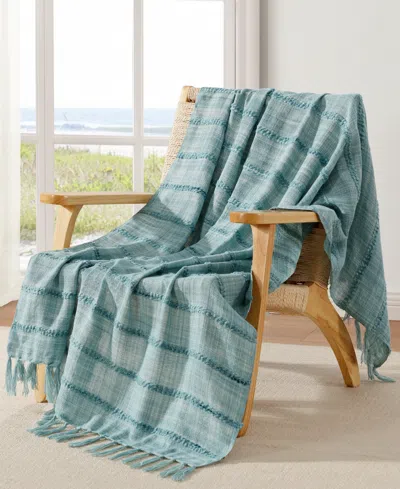 Salt Life Reef Coastal Throw, 50" X 60" In Blue