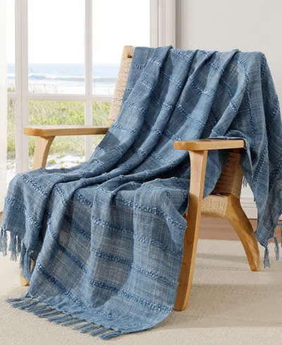 Salt Life Reef Coastal Throw, 50" X 60" In Blue