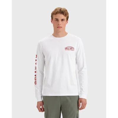 Salt Life Respect The Wild Long Sleeve Tee In White