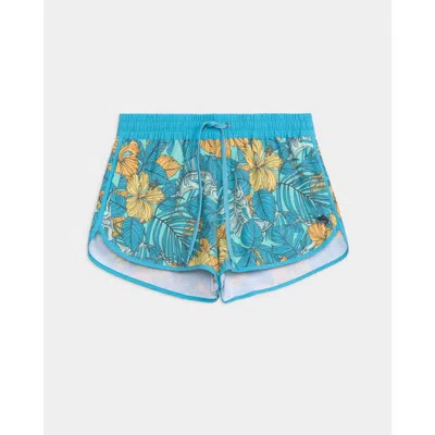 Salt Life Sailfish Blossom Aquatrunks In Blue