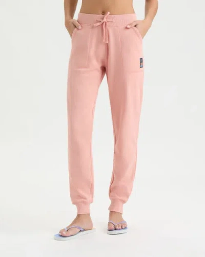 Salt Life Saltsations Ocean Washed Fleece Joggers In Pink