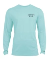 Salt Life Sea To Sea Long Sleeve Performance Tee In Blue
