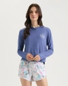 Salt Life Seaglass Bay Performance Hoodie In Purple