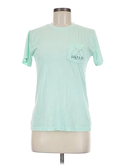 Pre-owned Salt Life Short Sleeve T-shirt In Green