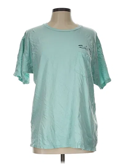 Pre-owned Salt Life Short Sleeve T-shirt In Teal