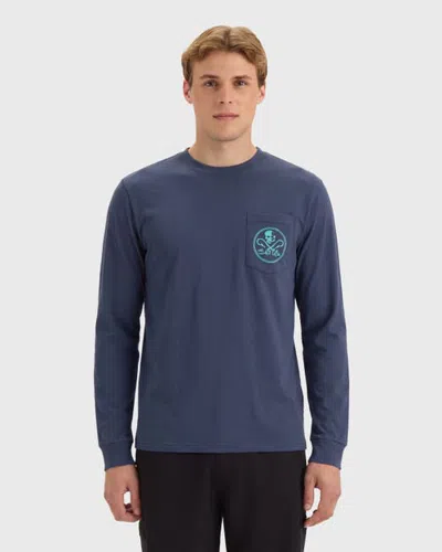 Salt Life Skull And Hooks Long Sleeve Tee In Multi