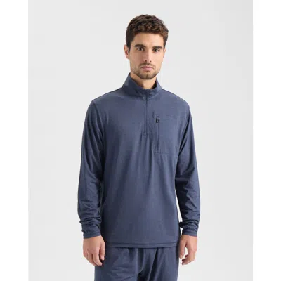 Salt Life Stamina Zip Mock Neck Pullover In Multi