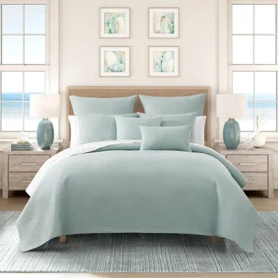 Salt Life Stillwater Full/queen 3pc. Quilt Set In Green