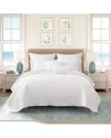 Salt Life Stillwater Solid Quilt Sets In White