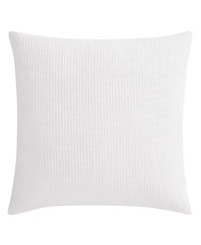 Salt Life Stillwater Quilted Sham, European In White