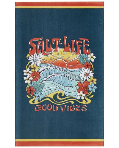 Salt Life Sunrise Vibes Beach Towel In Blue