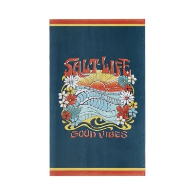 Salt Life Sunrise Vibes Beach Towel In Navy