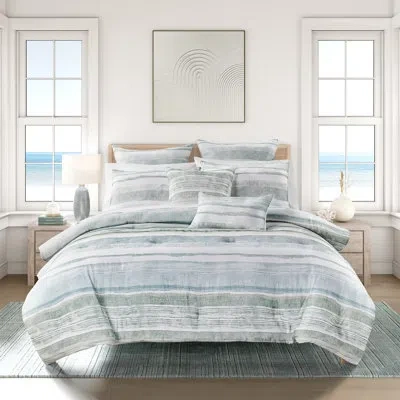 Salt Life Surf Full/queen 3pc. Comforter Set In Green