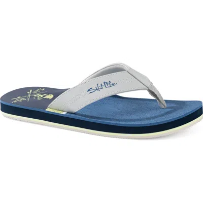 Salt Life The Harbor Flip Flop In Blue