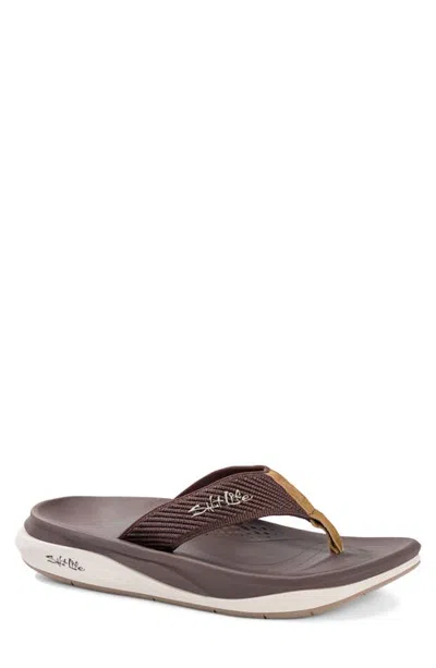 Salt Life The Saltwater Flip Flop In Brown