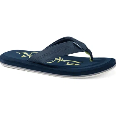 Salt Life The Skiff Flip Flop In Blue