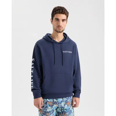 Salt Life United We Fish Hoodie In Blue