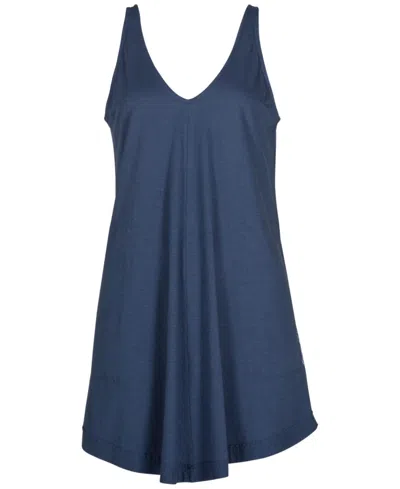 Salt Life Women's Beach Babe Sleeveless Dress Cover-up In Washed Navy