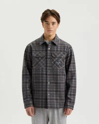 Salt Life Workline Shacket In Gray