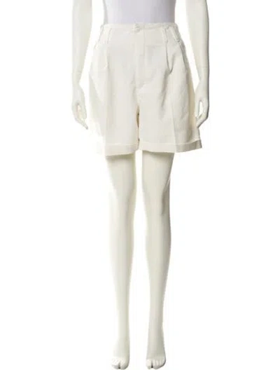 Pre-owned Salt Mini Shorts In Neutral