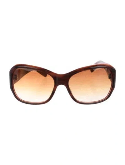 Pre-owned Salt Oversize Gradient Sunglasses In Brown