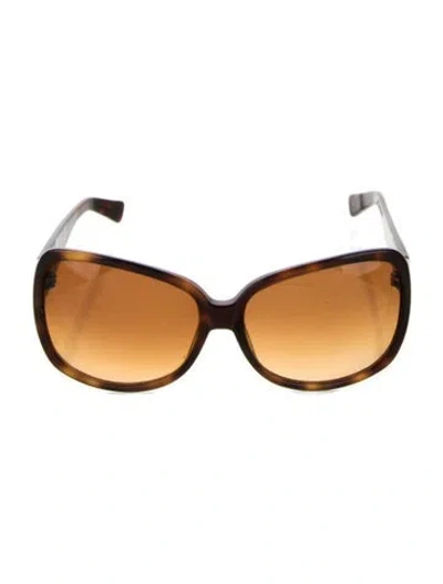Pre-owned Salt Oversize Gradient Sunglasses In Brown