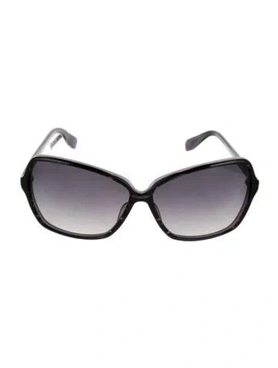 Pre-owned Salt Oversize Gradient Sunglasses In Purple