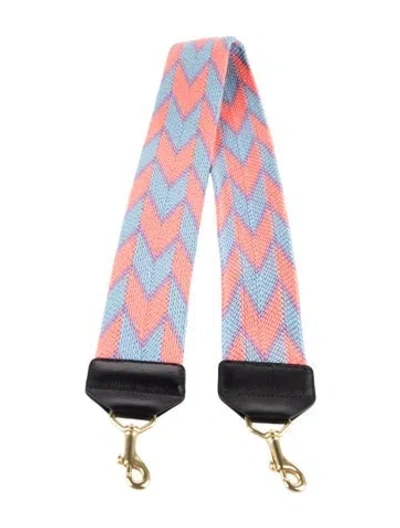 Pre-owned Salt Polyester Knit Bag Strap In Blue