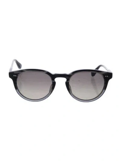Pre-owned Salt Round Gradient Sunglasses In Gray