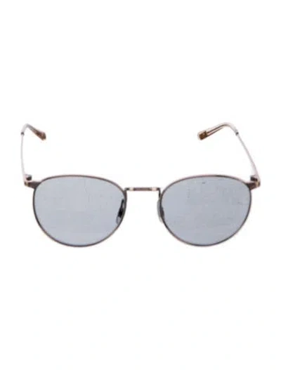 Pre-owned Salt Round Tinted Sunglasses In Gold