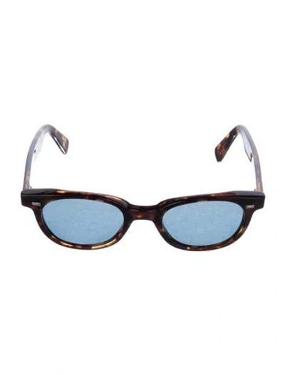 Pre-owned Salt Square Tinted Sunglasses In Brown