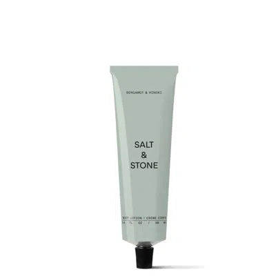 Salt & Stone Bergamot & Hinoki Body Lotion 100ml In Green