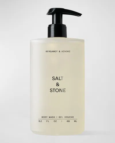 Salt & Stone Bergamot & Hinoki Body Wash In White