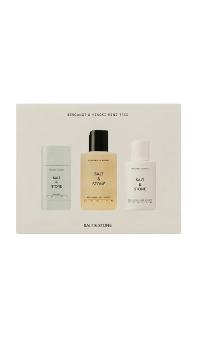 Salt & Stone Bergamot & Hinoki Mini Trio In N,a