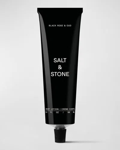 Salt & Stone Black Rose & Oud Body Lotion, 3.4 Oz. In White