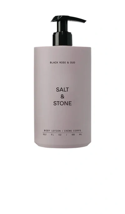Salt & Stone Black Rose & Oud Body Lotion In Beauty: Na