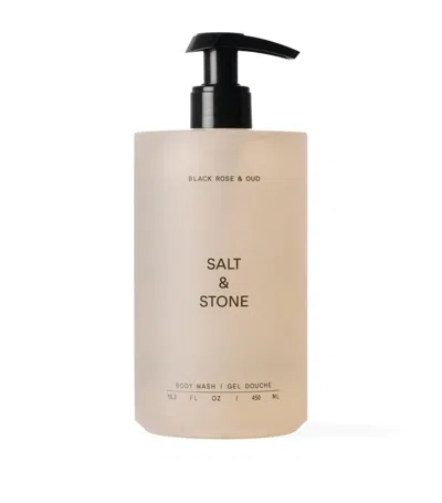Salt & Stone Black Rose & Oud Body Wash (450ml) In Multi