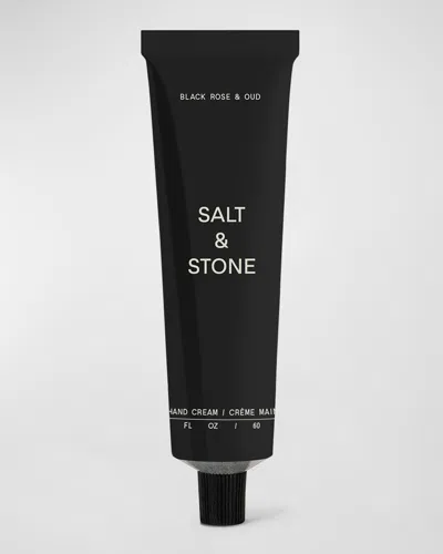 Salt & Stone Black Rose & Oud Hand Cream In White