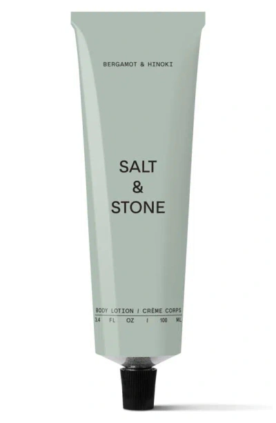 Salt & Stone Bergamot & Hinoki Hydrating Body Lotion With Niacinamide 3.4 oz / 100 ml In Bergamot And Hinoki