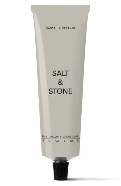 Salt & Stone Santal & Vetiver Hydrating Body Lotion With Niacinamide 3.4 oz In Santal And Vetiver