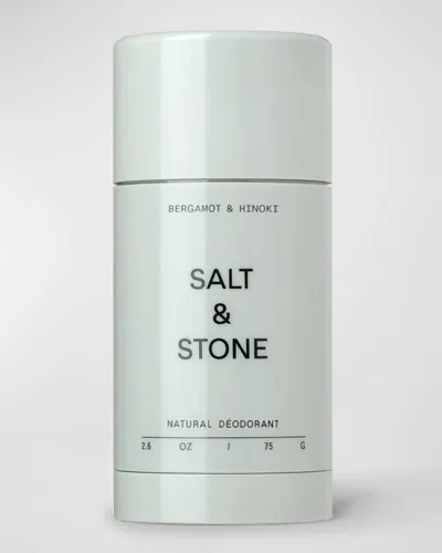 Salt & Stone Natural Deodorant, Bergamot & Hinoki In White