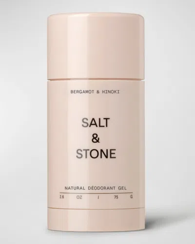 Salt & Stone Natural Deodorant Gel, Bergamot & Hinoki In White