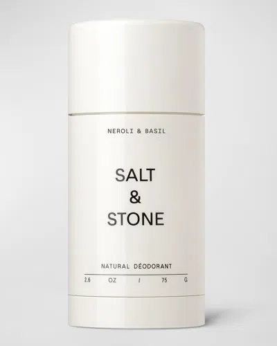 Salt & Stone Natural Deodorant, Neroli & Basil In White