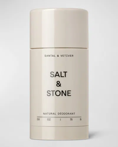 Salt & Stone Natural Deodorant, Santal & Vetiver In White