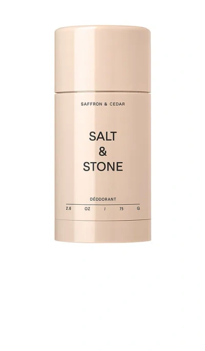 Salt & Stone Saffron & Cedar Natural Deodorant In Beauty: Na