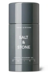 Salt & Stone Santal & Vetiver Aluminum-free Clear Gel Deodorant For Sensitive Skin 2.6 oz In Santal N Vetiver Gel