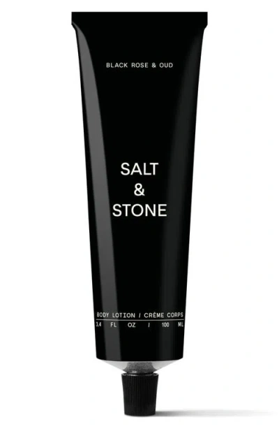 Salt & Stone Body Lotion In Black Rose & Oud