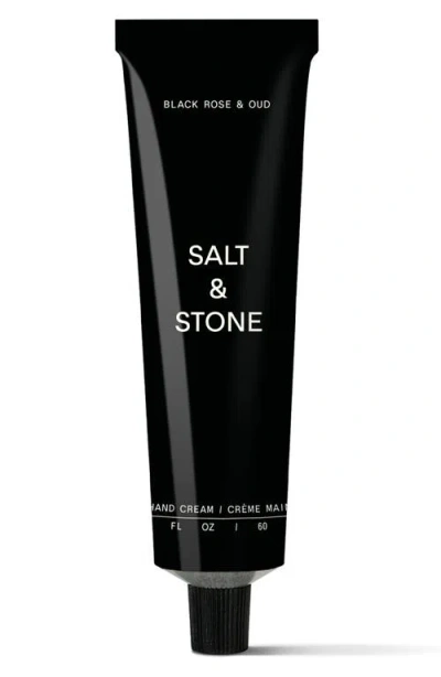 Salt & Stone Hand Cream In Black Rose & Oud