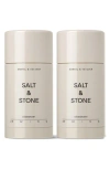 Salt & Stone Santal & Vetiver Deodorant Duo $40 Value In No Color